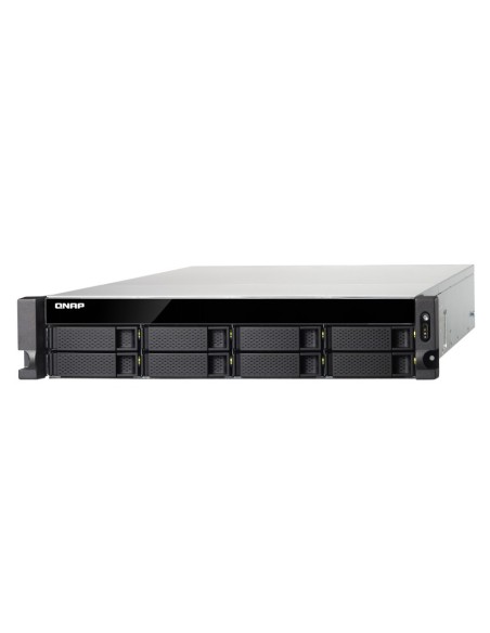 QNAP TVS-872XU-RP Ethernet Bastidor (2U) Negro NAS
