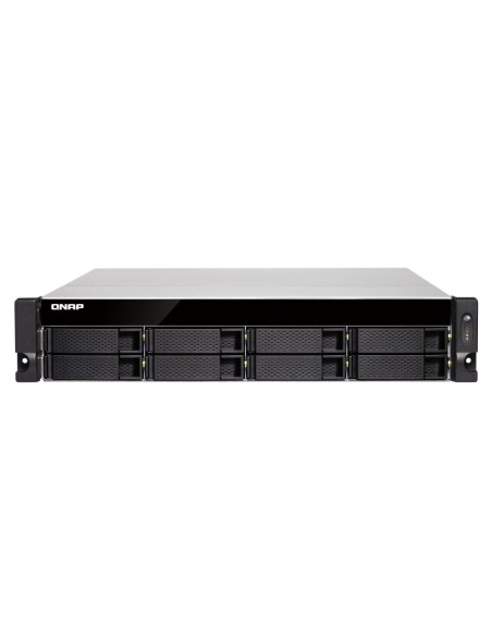 QNAP TVS-872XU Bastidor (2U) Negro NAS