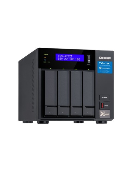 QNAP TVS-472XT NAS Torre Ethernet Negro G5400T