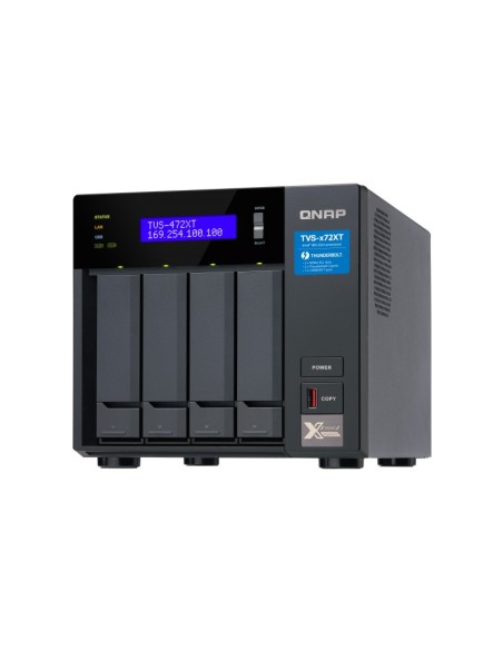 QNAP TVS-472XT NAS Torre Ethernet Negro G5400T