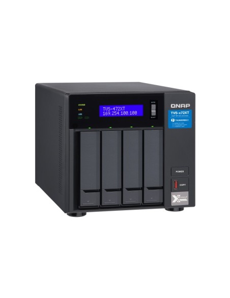 QNAP TVS-472XT NAS Torre Ethernet Negro G5400T