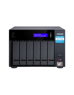 QNAP TVS-672N NAS Torre Ethernet Negro i3-8100T