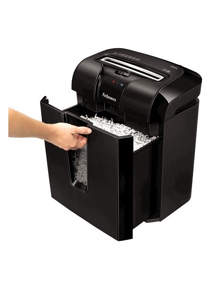 Fellowes 63Cb triturador de papel Corte cruzado 23 cm Negro