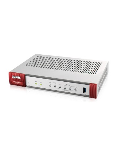 Zyxel ZyWALL USG20-VPN-EU0101F router Gigabit Ethernet Gris, Rojo