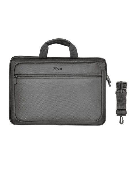 Trust York maletines para portátil 39,6 cm (15.6") Funda Negro, Gris