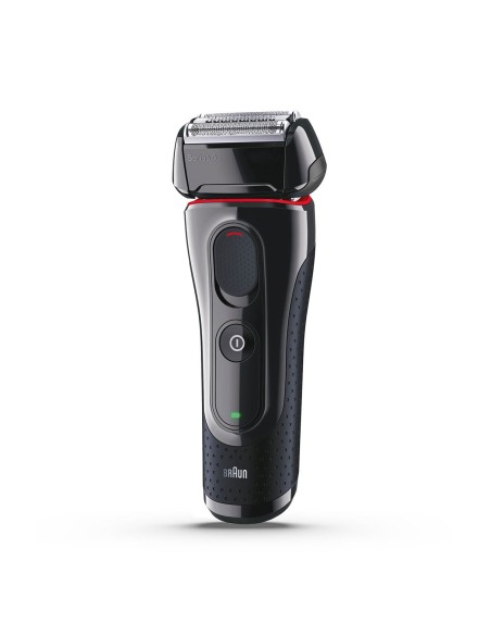 Braun Series 5 5030S Máquina de afeitar de láminas Recortadora Negro, Rojo