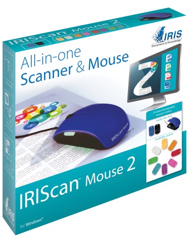I.R.I.S. IRISCan Mouse 2 Escáner y ratón en uno 300 x 300 DPI A3 Negro, Azul