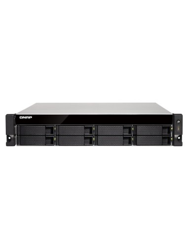 QNAP TS-863XU Ethernet Bastidor (2U) Negro NAS