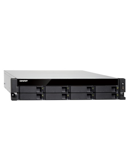 QNAP TS-863XU Ethernet Bastidor (2U) Negro NAS