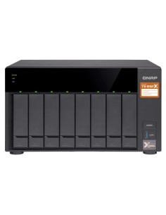 QNAP TS-832X Ethernet Torre Negro NAS