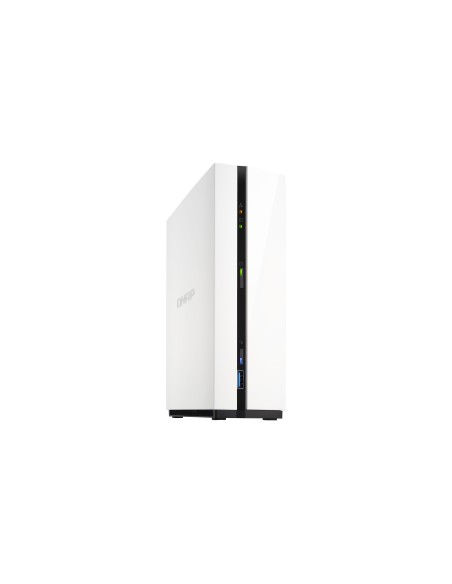QNAP TS-128A servidor de almacenamiento NAS Mini Tower Ethernet Blanco RTD1295