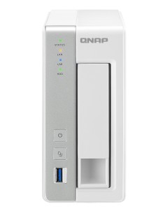 QNAP TS-131P servidor de almacenamiento Ethernet Torre Gris, Blanco NAS
