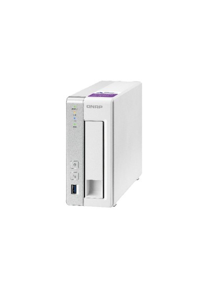 QNAP TS-131P servidor de almacenamiento Ethernet Torre Gris, Blanco NAS