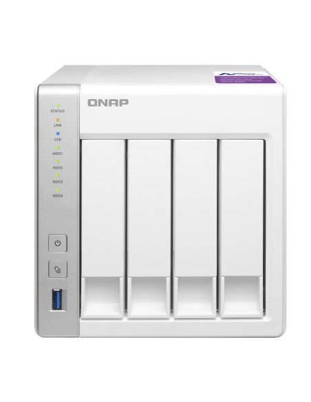 QNAP TS-431P servidor de almacenamiento Ethernet Torre Blanco NAS