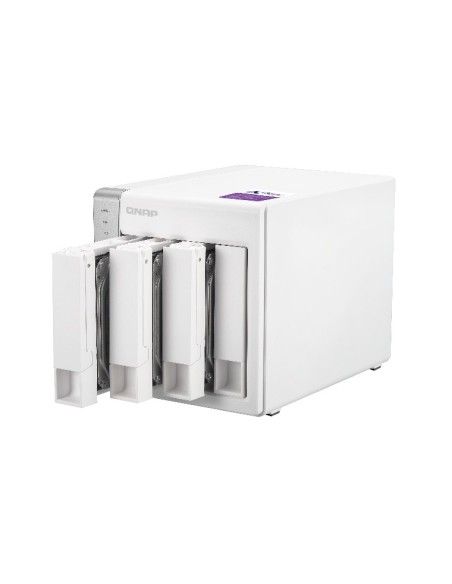 QNAP TS-431P servidor de almacenamiento Ethernet Torre Blanco NAS