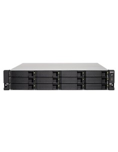 QNAP TS-1232XU-RP Ethernet Bastidor (2U) Negro NAS
