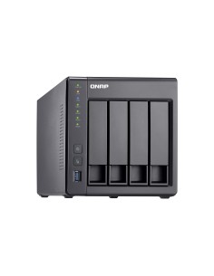 QNAP TS-431X2 Ethernet Torre Negro NAS
