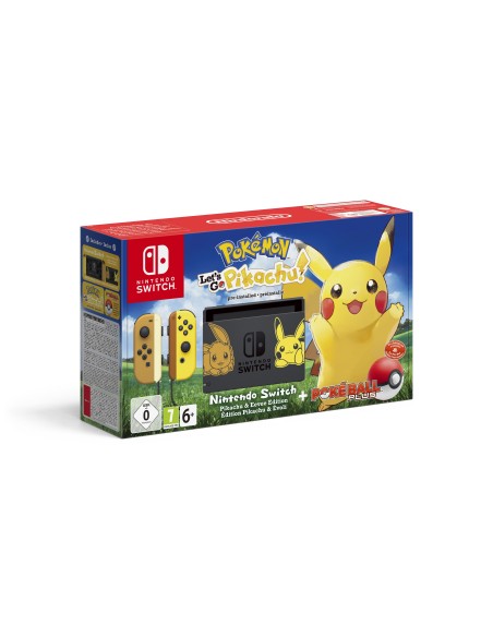 Nintendo Switch - Let's Go, Pikachu! videoconsola portátil Negro, Amarillo 15,8 cm (6.2") 32 GB Wifi