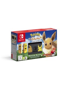 Nintendo Switch - Pokémon  Let’s Go, Eevee! videoconsola portátil Negro, Amarillo 15,8 cm (6.2") 32 GB Wifi