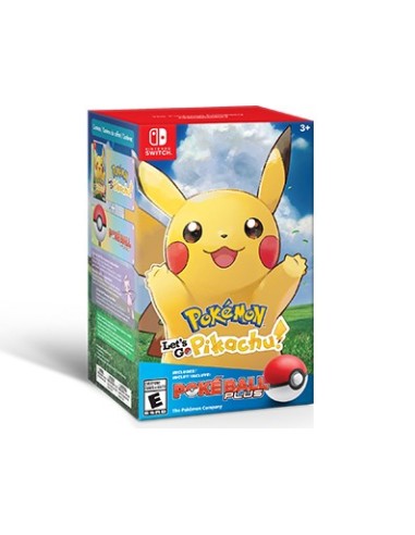 Nintendo Pokemon  Let's Go, Pikachu! Bundle (inkl. Pokéball Plus), Switch vídeo juego Básico Alemán, Francés, Italiano