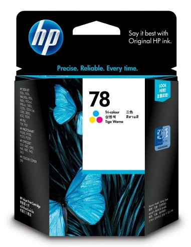 HP 78 cartucho de tinta 1 pieza(s) Original Rendimiento estándar Cian, Magenta, Amarillo