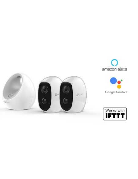 EZVIZ CS-W2D-B2-EUP(EU-STD) Cámara de seguridad IP Interior y exterior 1920 x 1080 Pixeles Techo pared