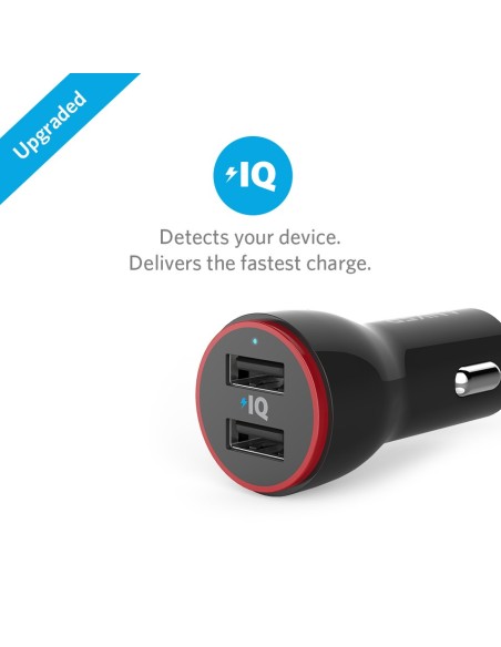 Anker PowerDrive 2 Negro Auto