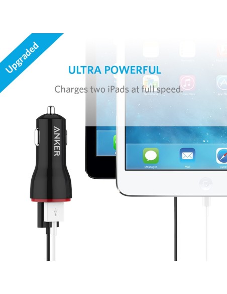 Anker PowerDrive 2 Negro Auto