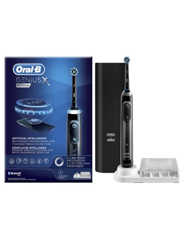 Oral-B Genius 80324896 cepillo eléctrico para dientes Adulto Cepillo dental oscilante Negro