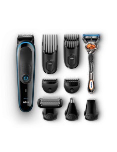 Braun MGK3980 depiladora para la barba Mojado y seco Negro
