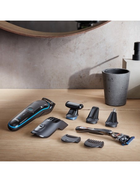 Braun MGK3980 depiladora para la barba Mojado y seco Negro