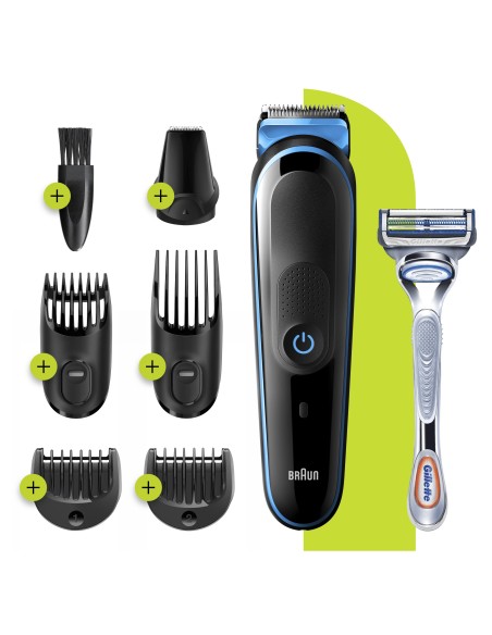 Braun 81713348 cortadora de pelo y maquinilla Negro, Azul
