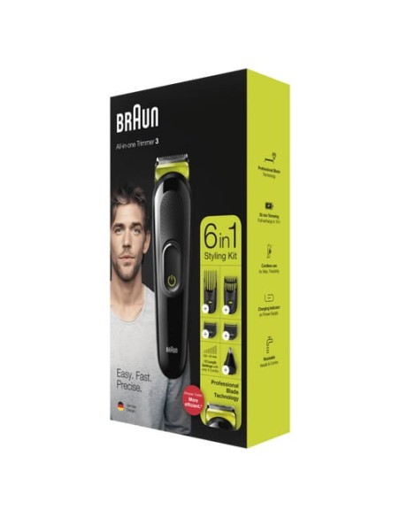 Braun All-in-one MGK3221 depiladora para la barba Verde