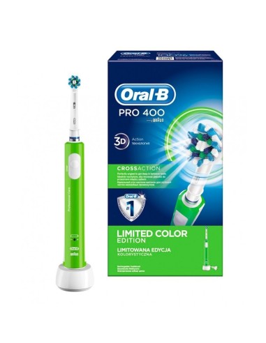 Oral-B PRO 600 CrossAction Adulto Cepillo dental giratorio Verde