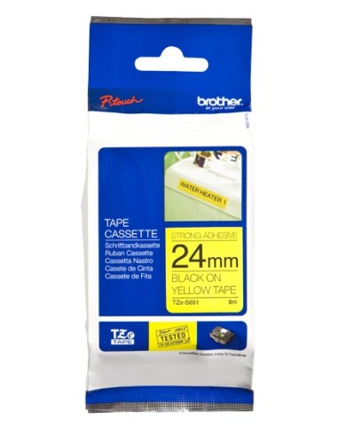 Brother TZeS651 cinta para impresora de etiquetas TZ