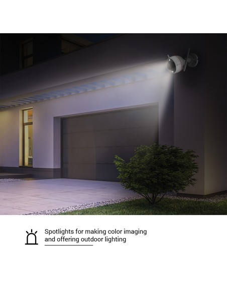 EZVIZ C3W Pro Exterior Bombilla 1920 x 1080 Pixeles Techo