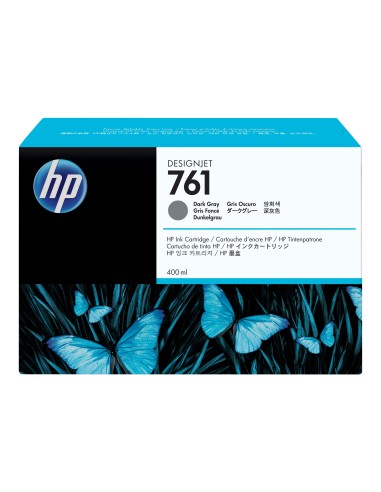 HP 761 cartucho de tinta 1 pieza(s) Original Gris Oscuro