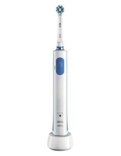 Oral-B PRO 600 Cross Action - BOX Adulto Cepillo dental oscilante Azul, Blanco