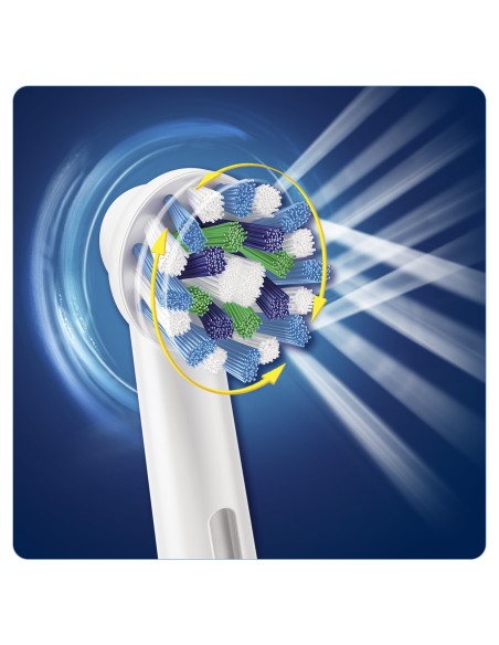 Oral-B PRO 600 Cross Action - BOX Adulto Cepillo dental oscilante Azul, Blanco