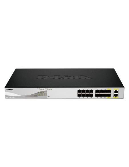 D-Link DXS-1100-16SC switch Gestionado 10G Ethernet (100 1000 10000) Negro