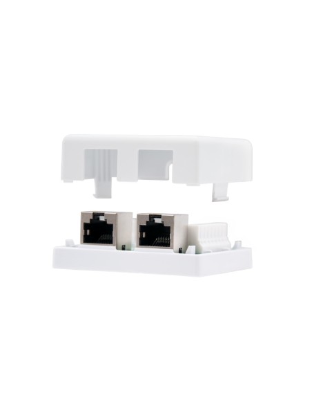 Nanocable 10.21.1102 caja de tomacorriente RJ-45