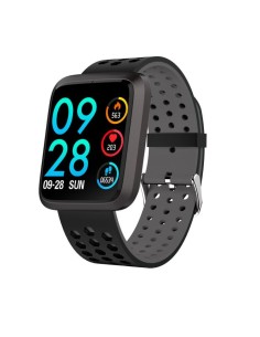 Brigmton BSPORT-18-N rastreador de actividad Pulsera de actividad Negro IP67 TFT 3,3 cm (1.3")