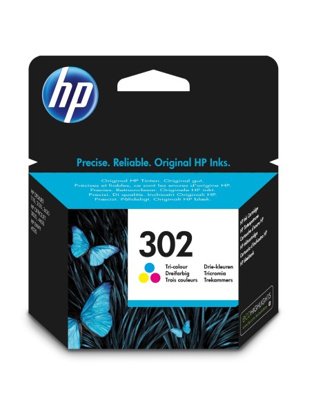 HP Cartucho de tinta original 302 tricolor
