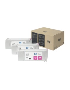 HP Pack de ahorro 3 cartuchos tinta UV DesignJet 83 magenta 680 ml