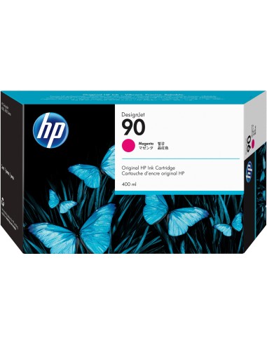 HP Pack de ahorro 3 cartuchos tinta DesignJet 90 magenta 400 ml
