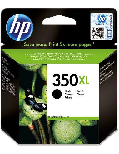 HP 350XL cartucho de tinta 1 pieza(s) Original Alto rendimiento (XL) Foto negro
