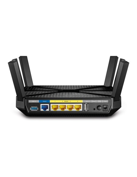 TP-LINK Archer C4000 router inalámbrico Tribanda (2,4 GHz 5 GHz 5 GHz) Gigabit Ethernet Negro