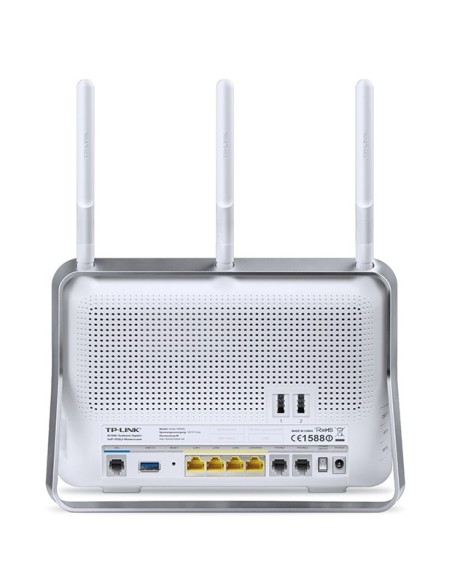 TP-LINK Archer VR900v router inalámbrico Doble banda (2,4 GHz   5 GHz) Gigabit Ethernet Blanco