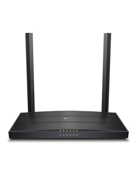 TP-LINK Archer VR400 router inalámbrico Doble banda (2,4 GHz   5 GHz) Gigabit Ethernet 3G 4G Negro