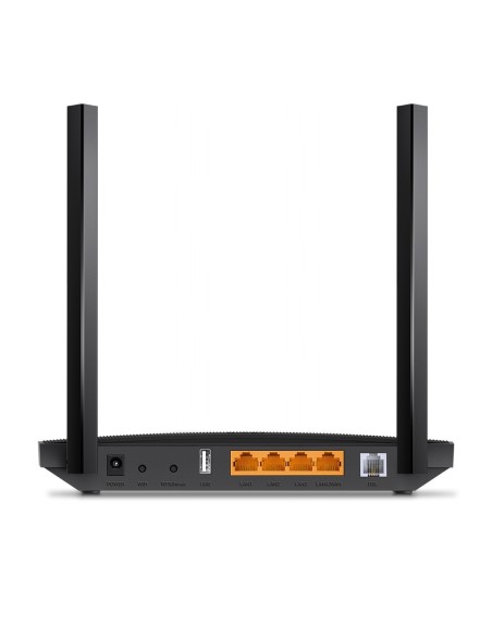 TP-LINK Archer VR400 router inalámbrico Doble banda (2,4 GHz   5 GHz) Gigabit Ethernet 3G 4G Negro